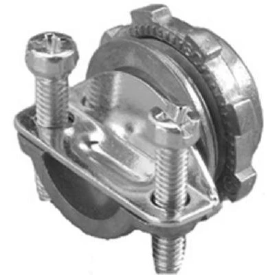 Clamp Connector, Zinc, 3/8-In., 5-Pk.