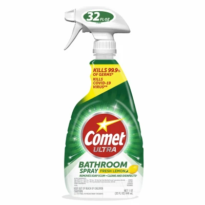 Ultra Bathroom Cleaner, Fresh Lemon, 32 oz.