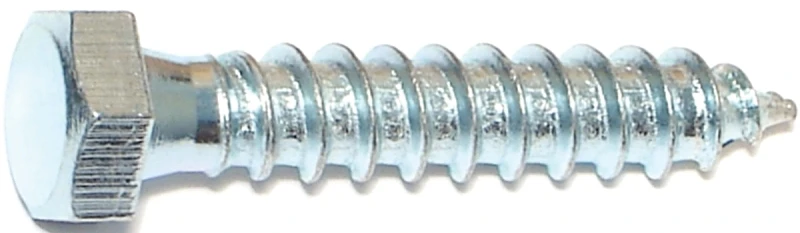 Zinc Plated Hex Lag Bolt 3/8 Inch X 2 Inch Model 01315