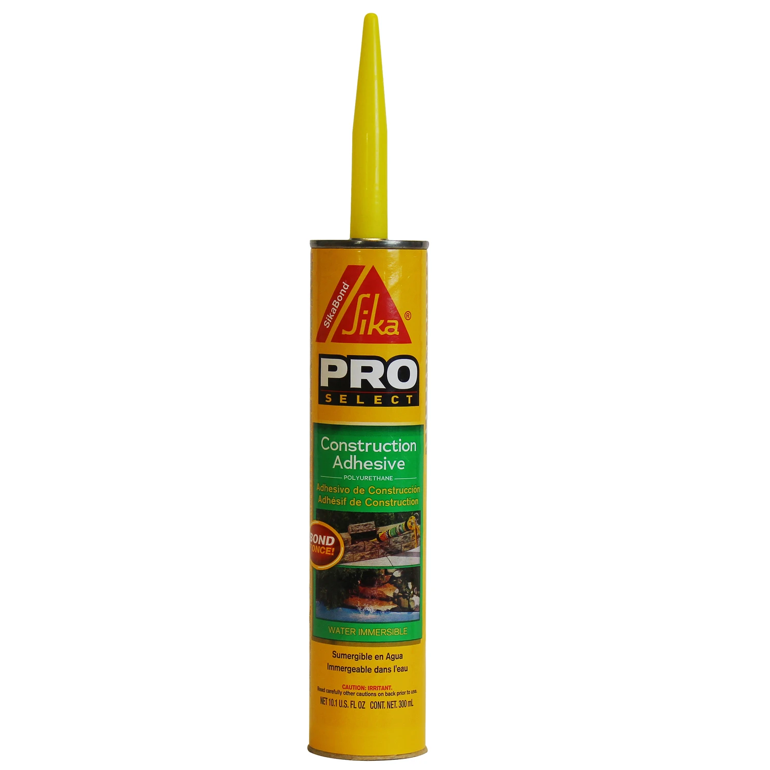 Pro Select Construction Adhesive, Gray, 10.1-oz.