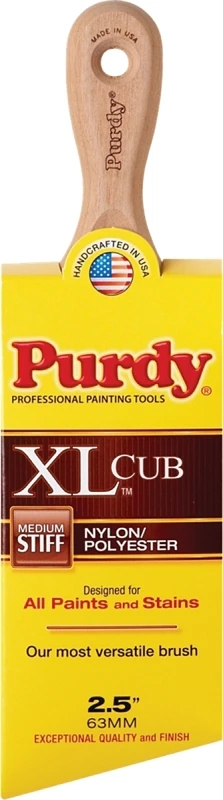 XL-Cub Angular Sash Paint Brush, 2.5 In.