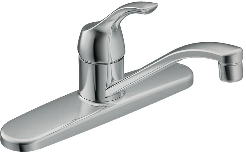 Adler Single-handle Low Arc Kitchen Faucet In Chrome - Model Ca87526