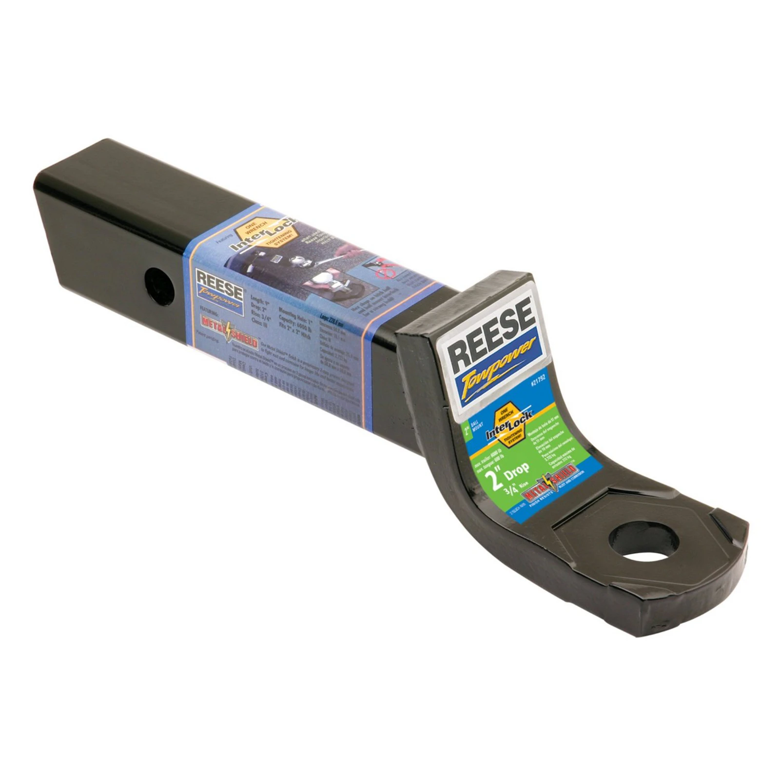Ball Mount Bar, 2-In. Drop
