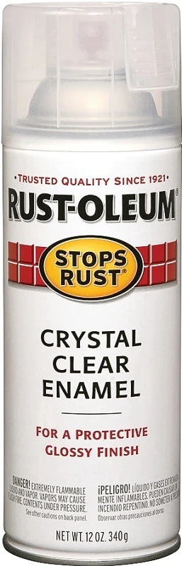 Spray Enamel, Clear, 12-oz.