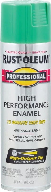 Fast Dry Professional Spray Paint, Safety Green Semi-Gloss, 15-oz.