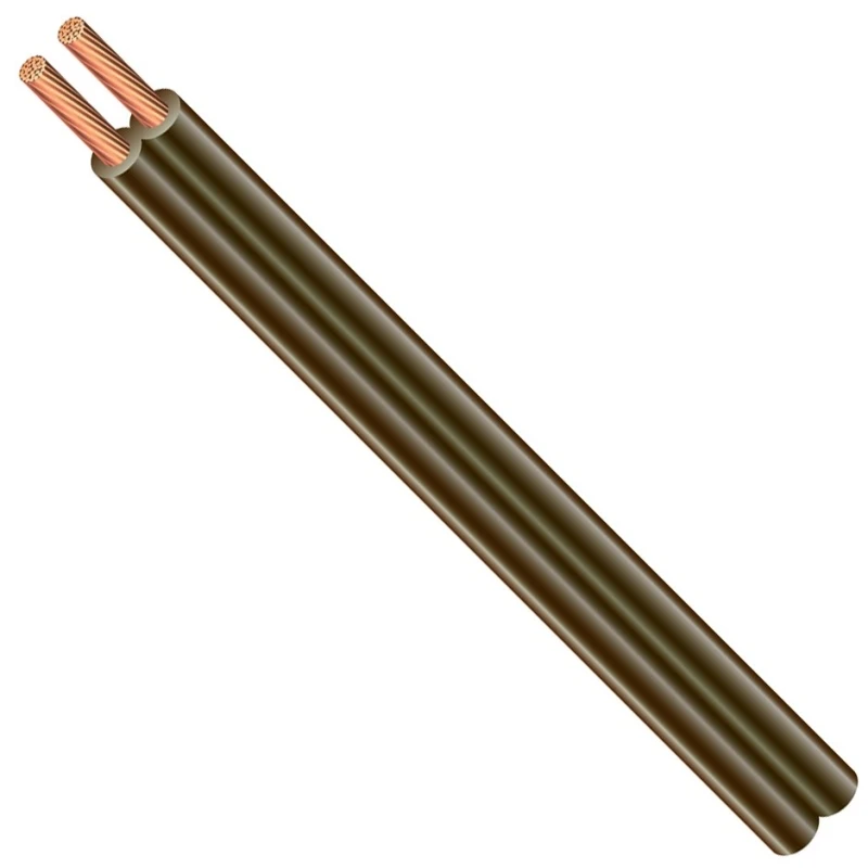 Lamp Cord, 16/2 SPT-2, Brown Vinyl, 250 Ft. Spool