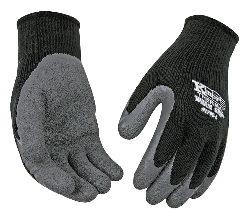 Kinco 1790-L Warm Grip Cold-Weather Knit Gloves, Men's Large Kinco 1790-L Warm Grip Cold-Weather Knit Gloves, Men's Large