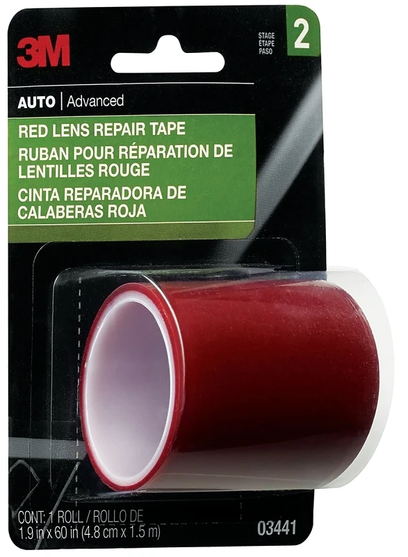 Lens Repair Tape, Red, 1-7/8 x 60 In.