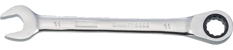 Metric Ratcheting Combination Wrench, Long-Panel, 11mm