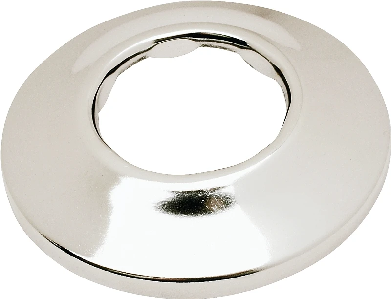 Chrome Plated Metal Shallow Flange 1-1/4 In. Diameter