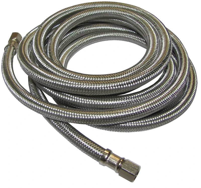 1/4 In. X 1/4 In. X 60 In. Stainless Steel Ice Maker Supply Line