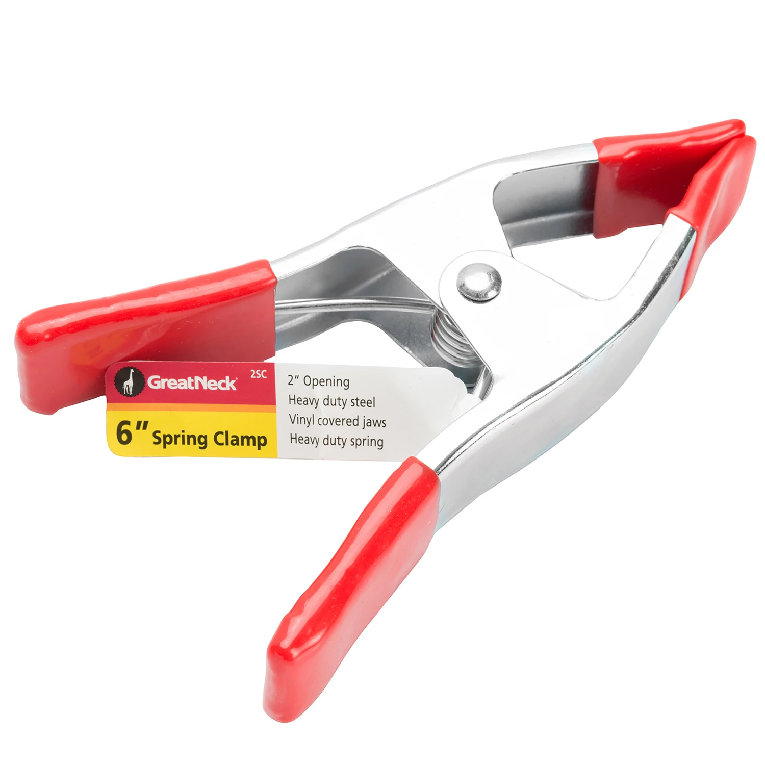 2 Inch Spring Clamp Heavy Duty Steel Body Vinyl Grip Handles