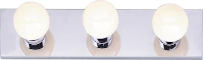 Sf77/192 Polished Chrome 3-light 18-inch Bathroom Vanity Light Strip