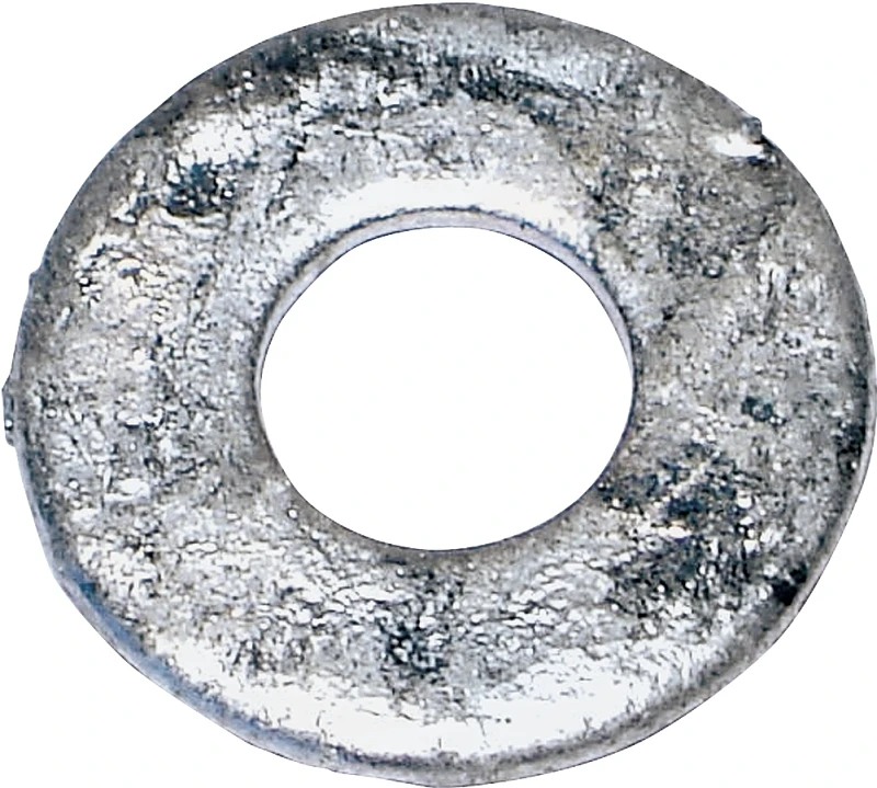 3/8 Inch Galvanized Flat Washer, 5 Pound Box, Model 05627