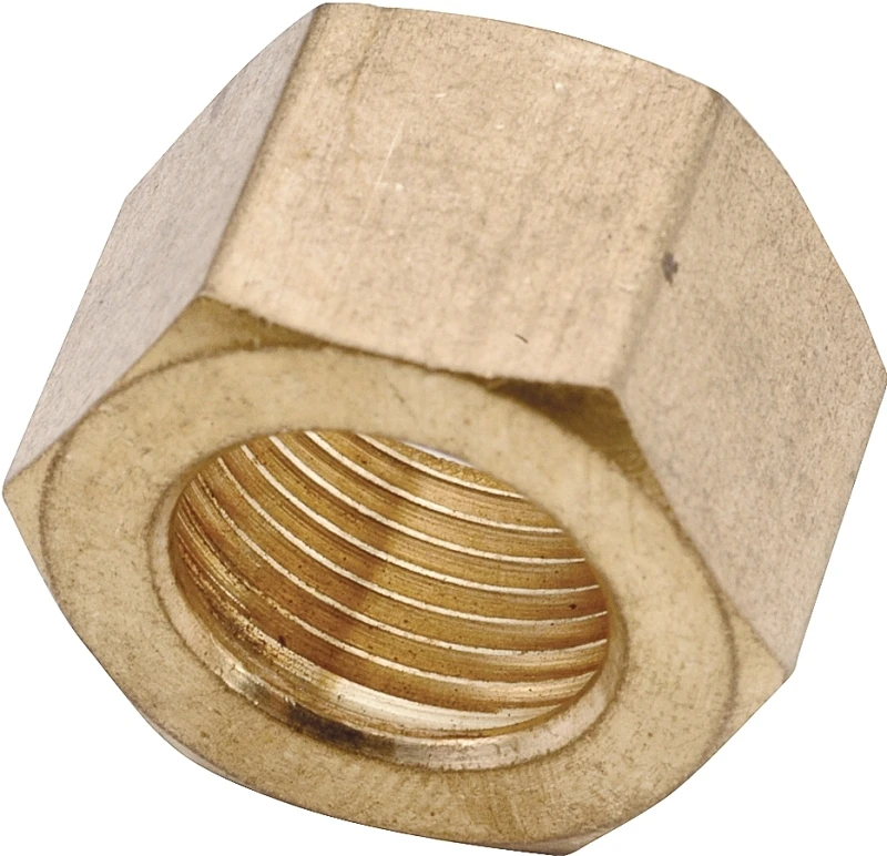 730061-08 1/2" Brass Low Lead Compression Nut - Pack Of 10 (2 Count)