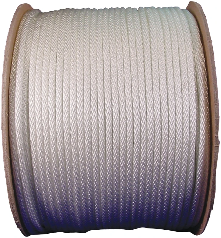 1/4 In. X 200 Ft. Solid Braid Nylon Rope Spool - Model 44-088