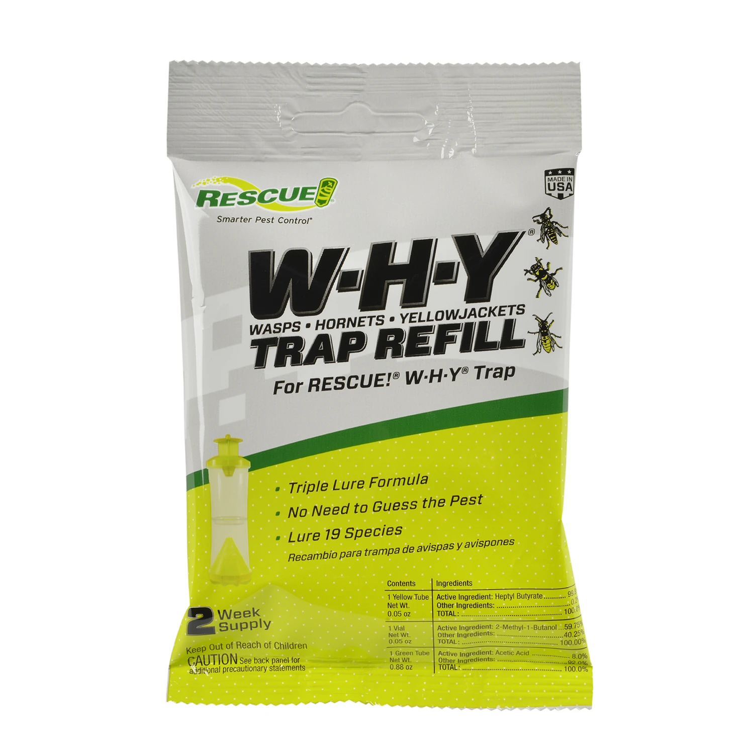 Rescue W•H•Y WHYTA-DB6 Attractant Trap, Includes: 2-Week Attractant Kit