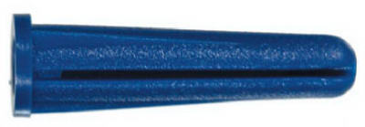 25-Pk., 14-16 x 1-3/8-In. Blue Plastic Wall Anchors