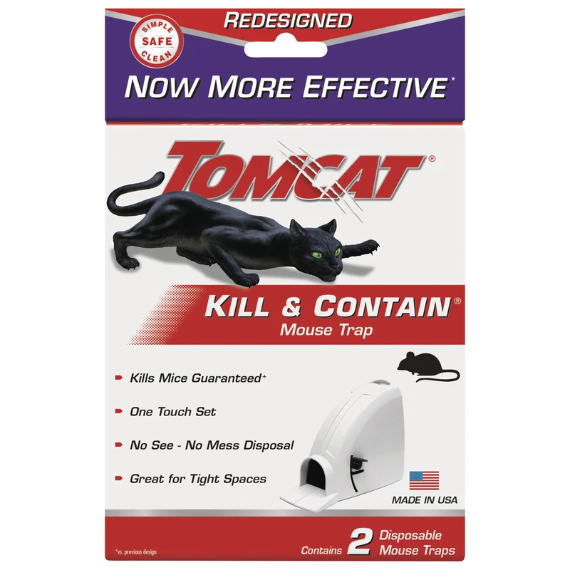 Tomcat 0360630 Mouse Trap, Mechanical, Plastic