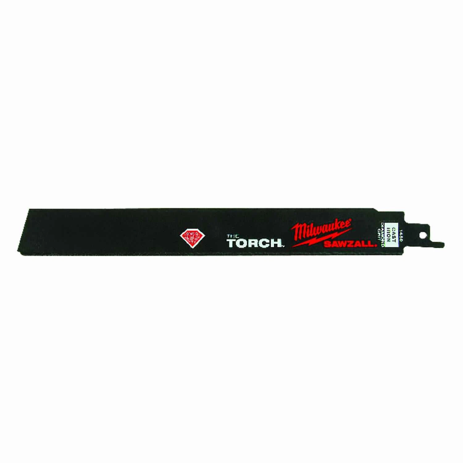 Milwaukee 48-00-1450 Reciprocating Saw Blade, 3/4 in W, 9 in L, Diamond Cutting Edge