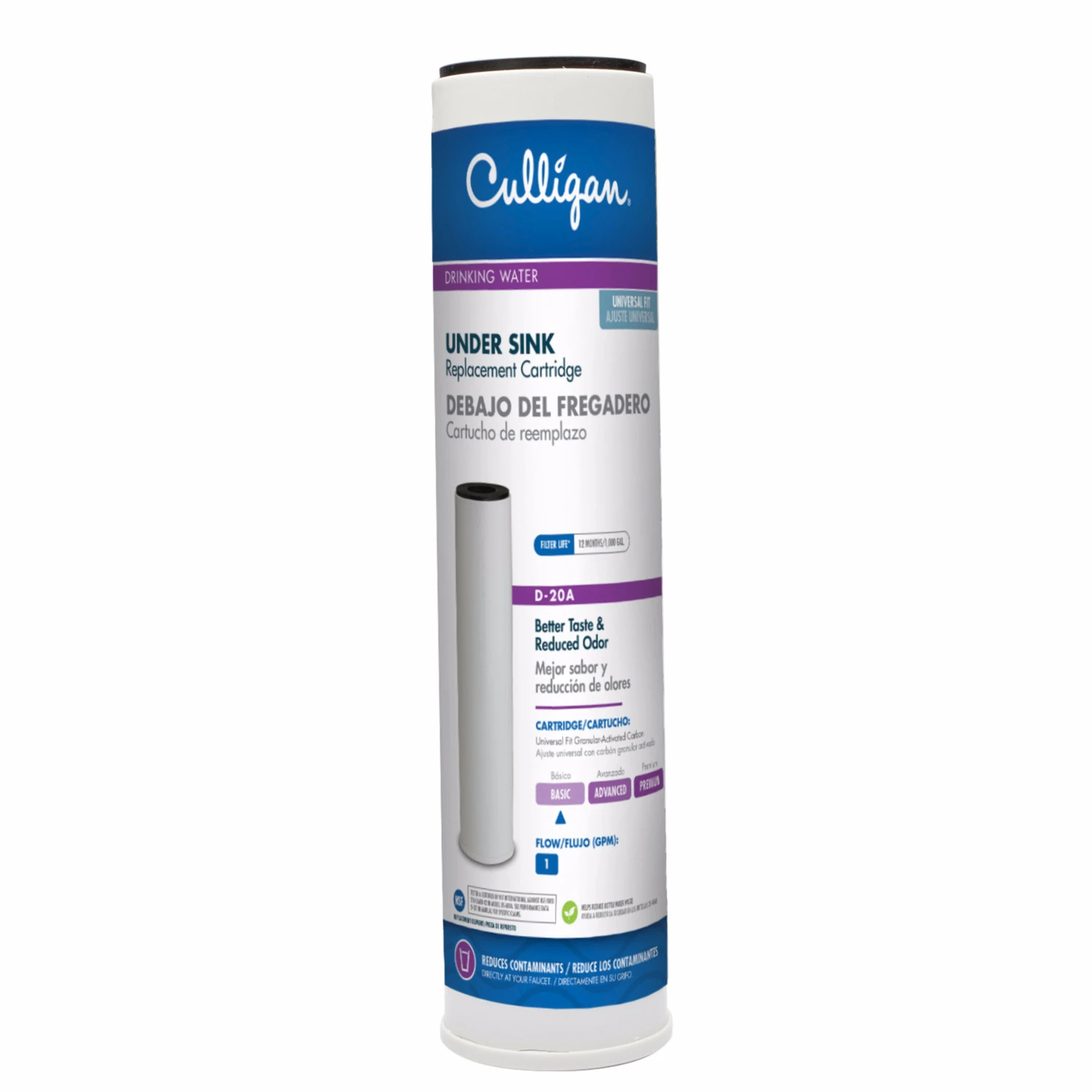 Under-Sink Drinking Water Replacement Cartridge