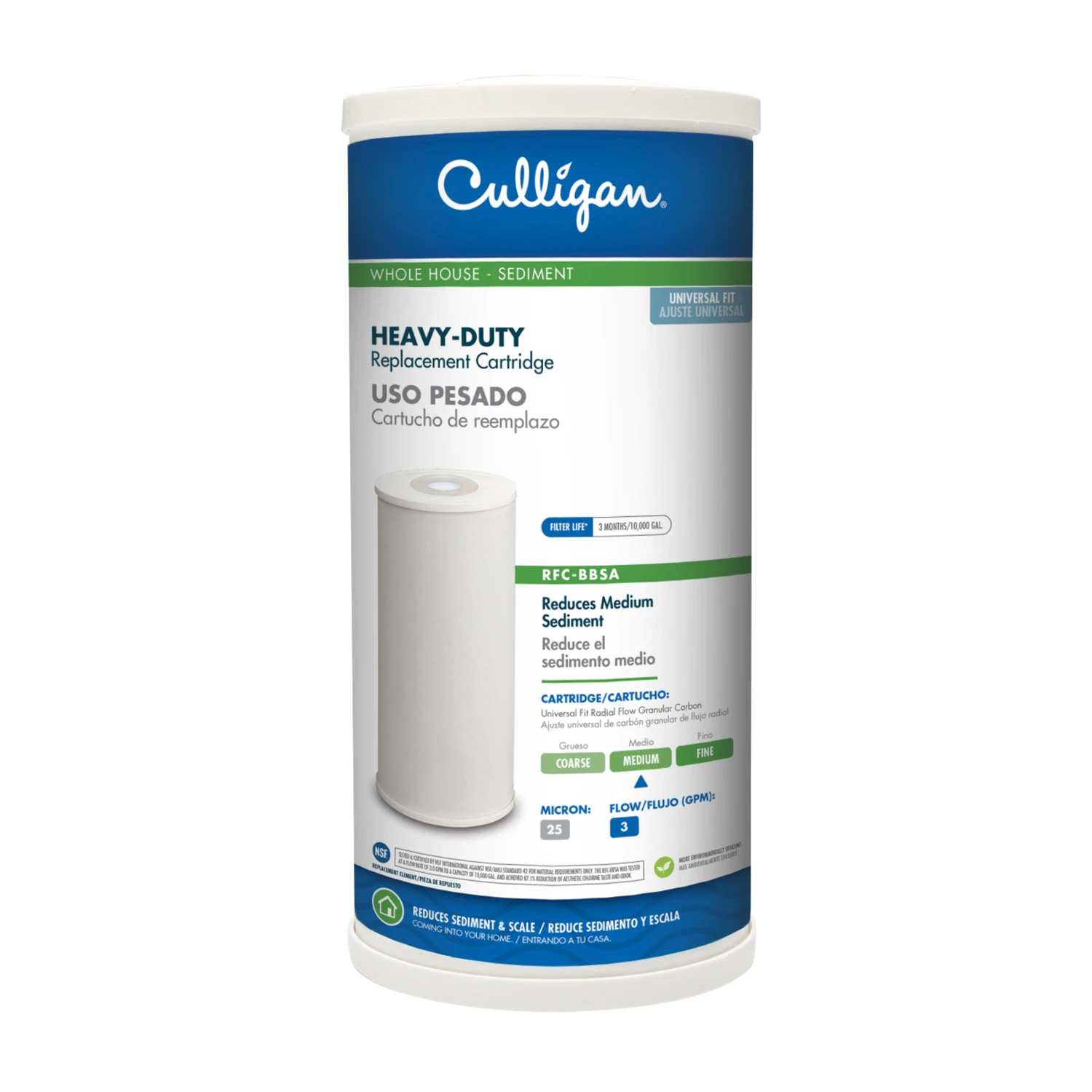 Heavy-Duty Whole-House Sediment Replacement Cartridge