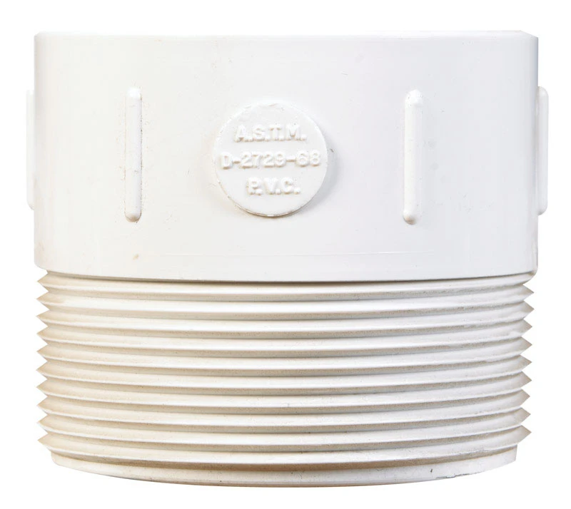 3 In. Hub X 3 In. Dia. Mpt Pvc Pipe Adapter Model P1303