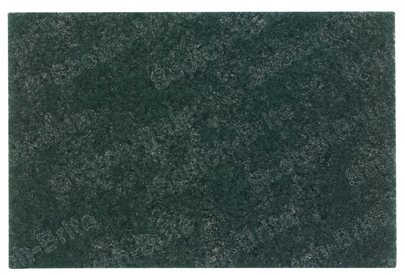 Scouring Pad, Green, General Purpose, Commercial, 6 x 9 In.