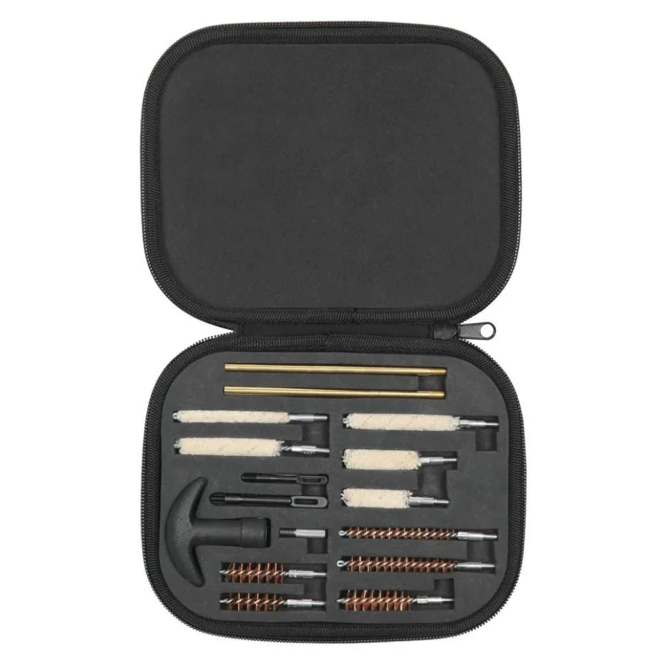 Krome Compact Firearm Cleaning Kit 14-Pieces Black