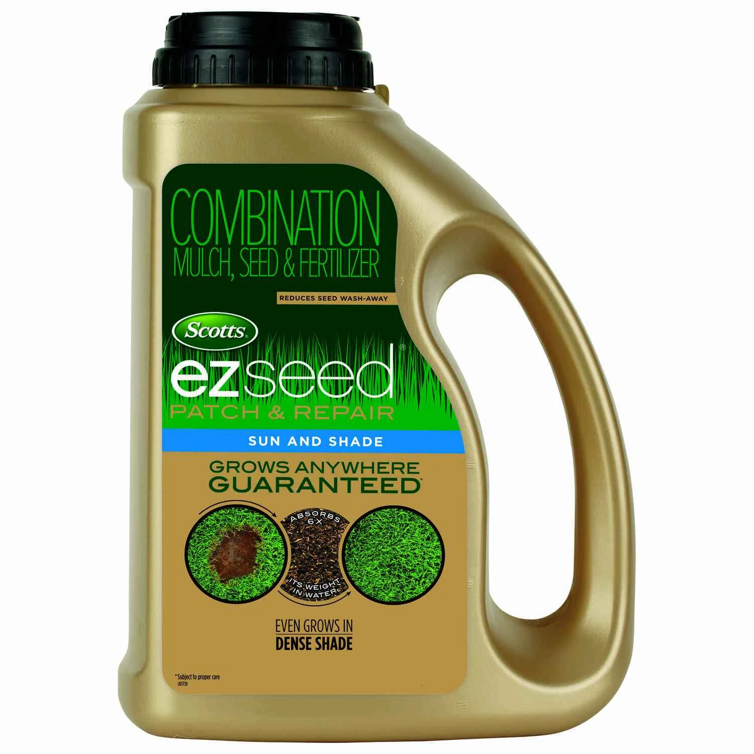 Scotts EZ Seed Patch & Repair Grass Seed, Sun and Shade, 3.75 Lbs., Covers 85 Sq. Ft.