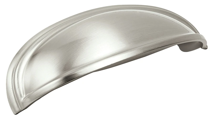 Ashby Satin Nickel Cup Pull 3 & 4 In. Center-to-center, 1 Pk, Model Bp36640g10