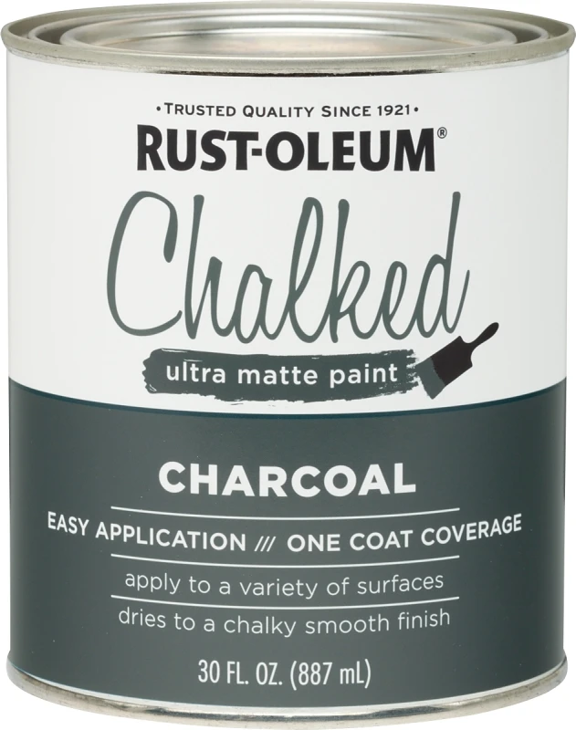 Chalked Paint, Charcoal, 30 oz.