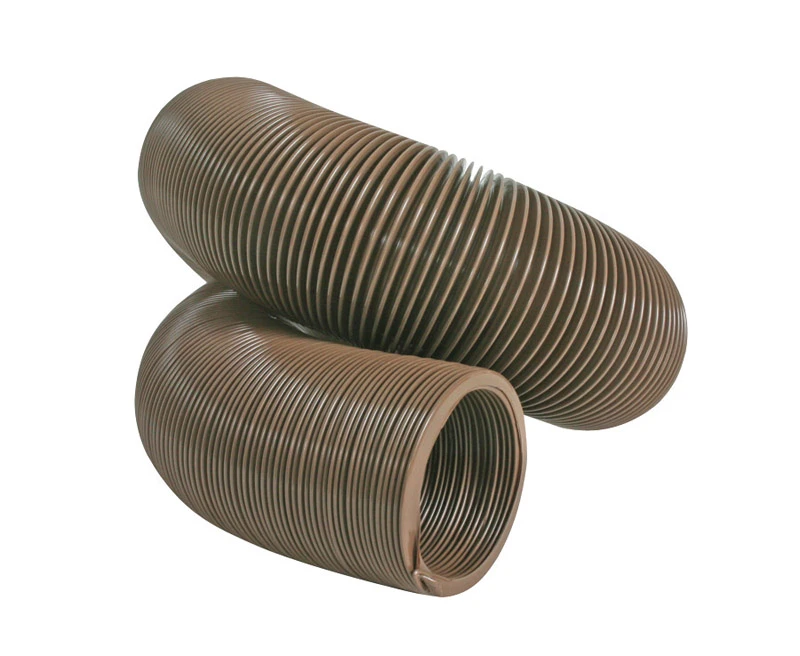 Camco USA 39631 Sewer Hose, 20 ft Extended, 32 in Compressed L, HTS Vinyl, Brown