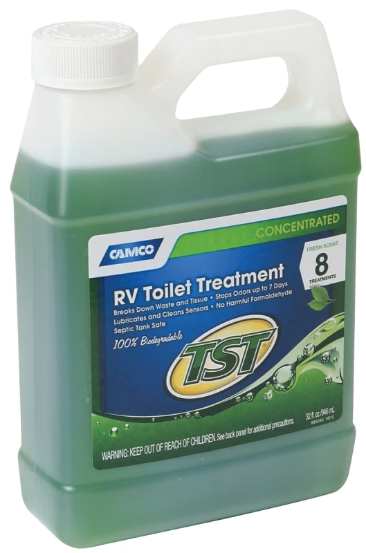 Camco USA 40226 RV Toilet Treatment, 32 oz Bottle, Liquid, Fresh Fragrance