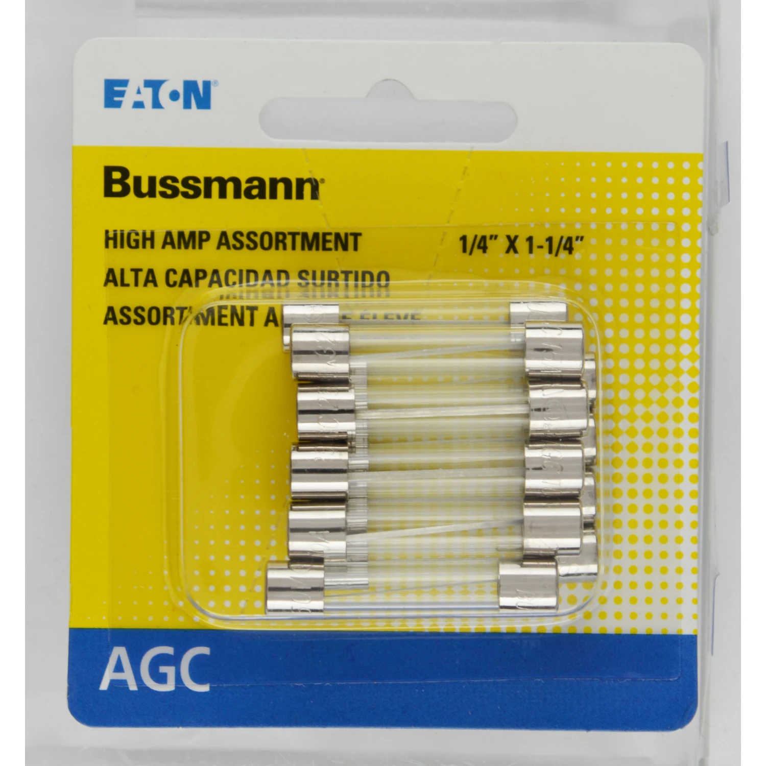 Bussmann BP/AGC-AH10-RP Fuse Kit, Includes (1) AGC-25, (1) AGC-7-1/2, (2) AGC-10, AGC-15, AGC-20, AGC-30 Fuses