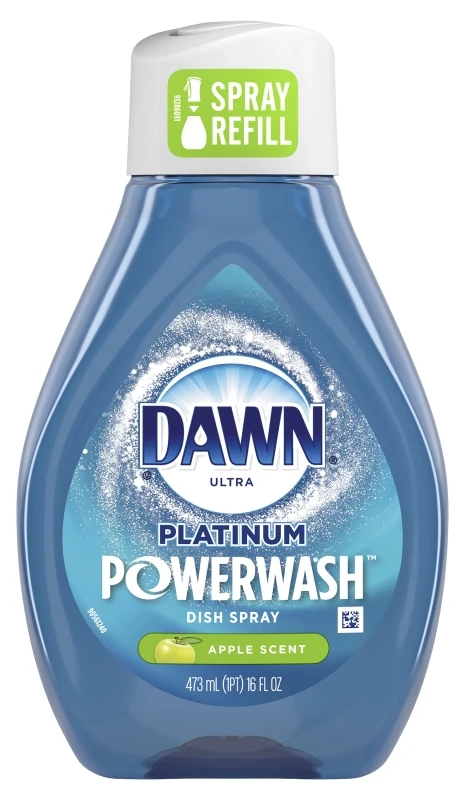 Platinum Powerwash Dish Spray Soap, Apple Scent, 16-oz. Refill