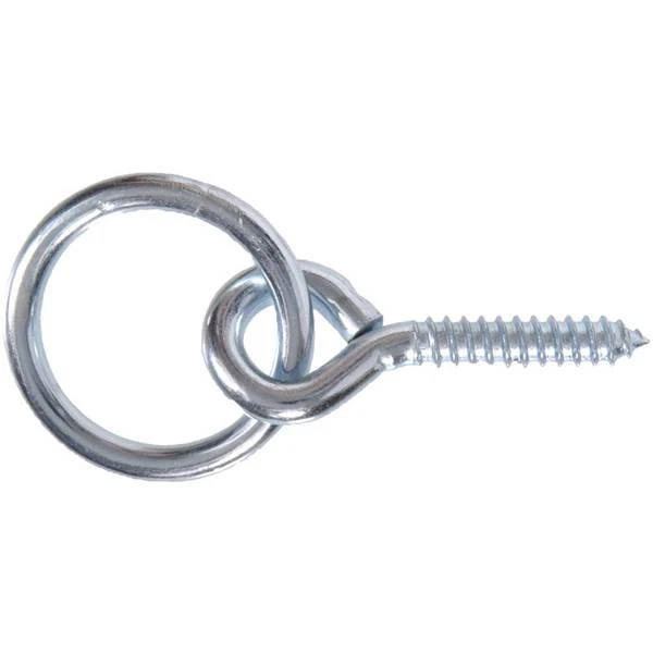 Hillman 3" Lag Hitch Ring With Eye Bolt, Zinc Plated, Model 322344