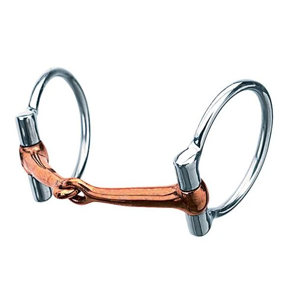 BIT SS 5" SNAFFLE D RING