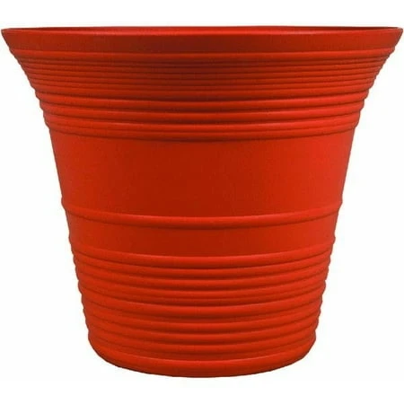 Sedona Elite Planter - 7 Inch, Bronze Orange, Ideal For Indoor And Outdoor Use