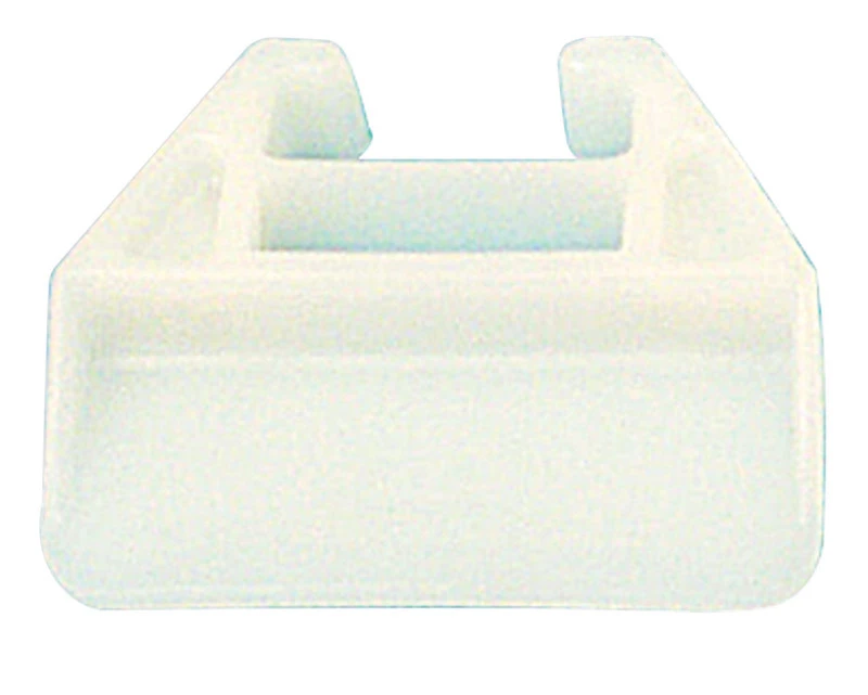 Prime-Line R 7221 Drawer Track Guides and Glides, Plastic/Polyethylene, White