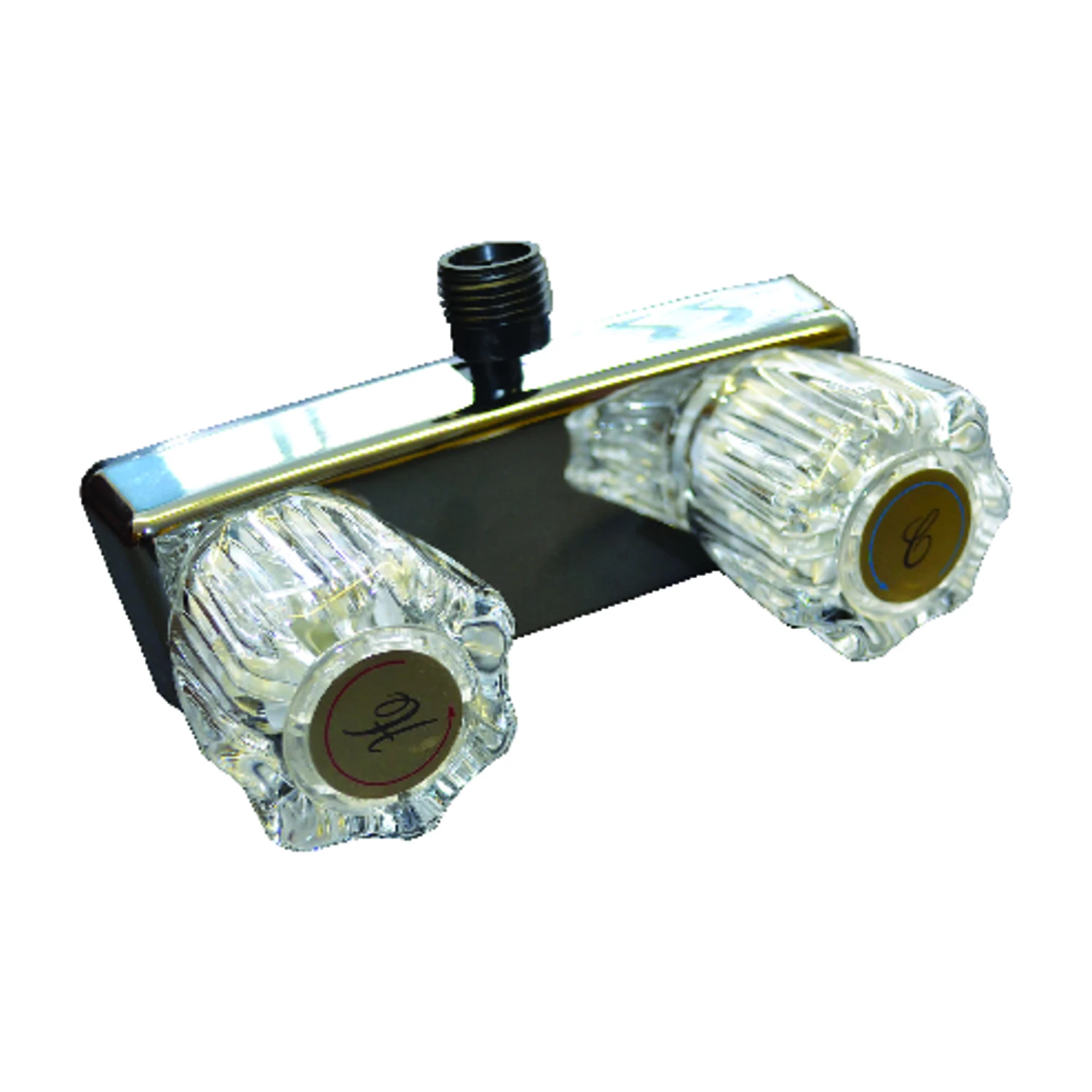 US Hardware RV-012B Exposed Shower Valve, Plastic, Knob Handle