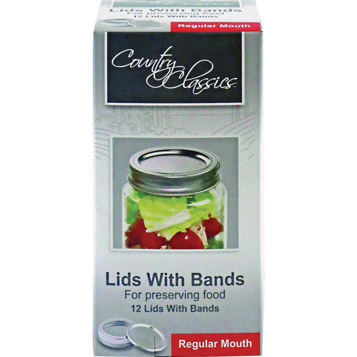 LID-BANDS REGULAR MOUTH 12PACK
