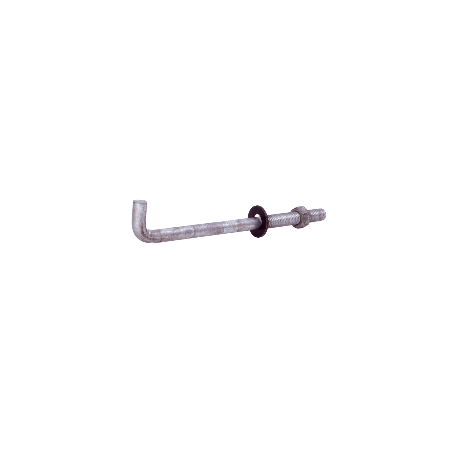 Grip-Rite 1/2 In. x 10 In. Galvanized Foundation Anchor Bolt with Nut & Washer (50 Ct.)