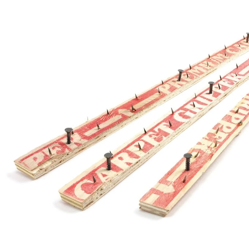 Wood Tack Strips For Concrete, 4 Ft.