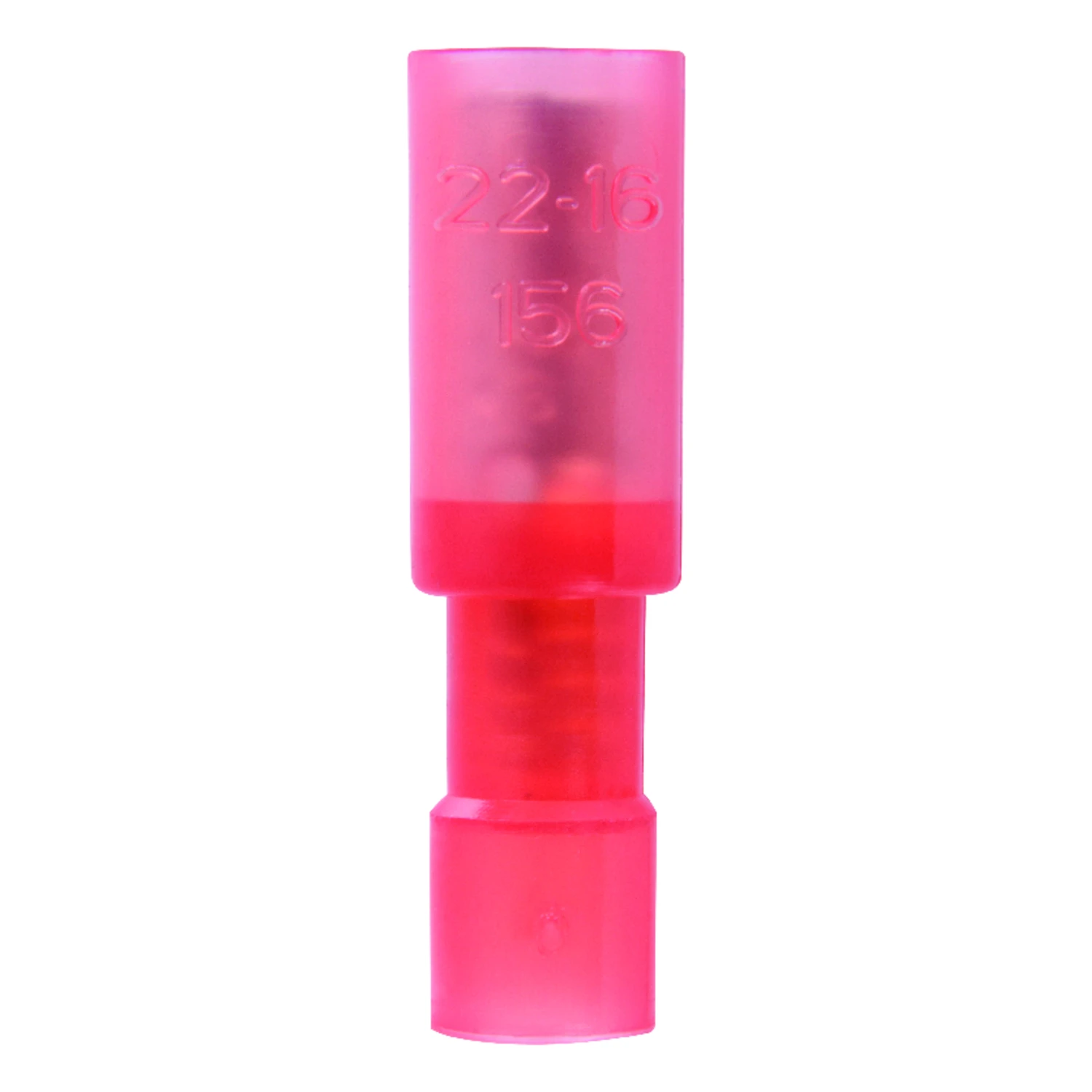 22-18 Ga. Insulated Wire Female Bullet Red Terminals 5 Pk, 60924
