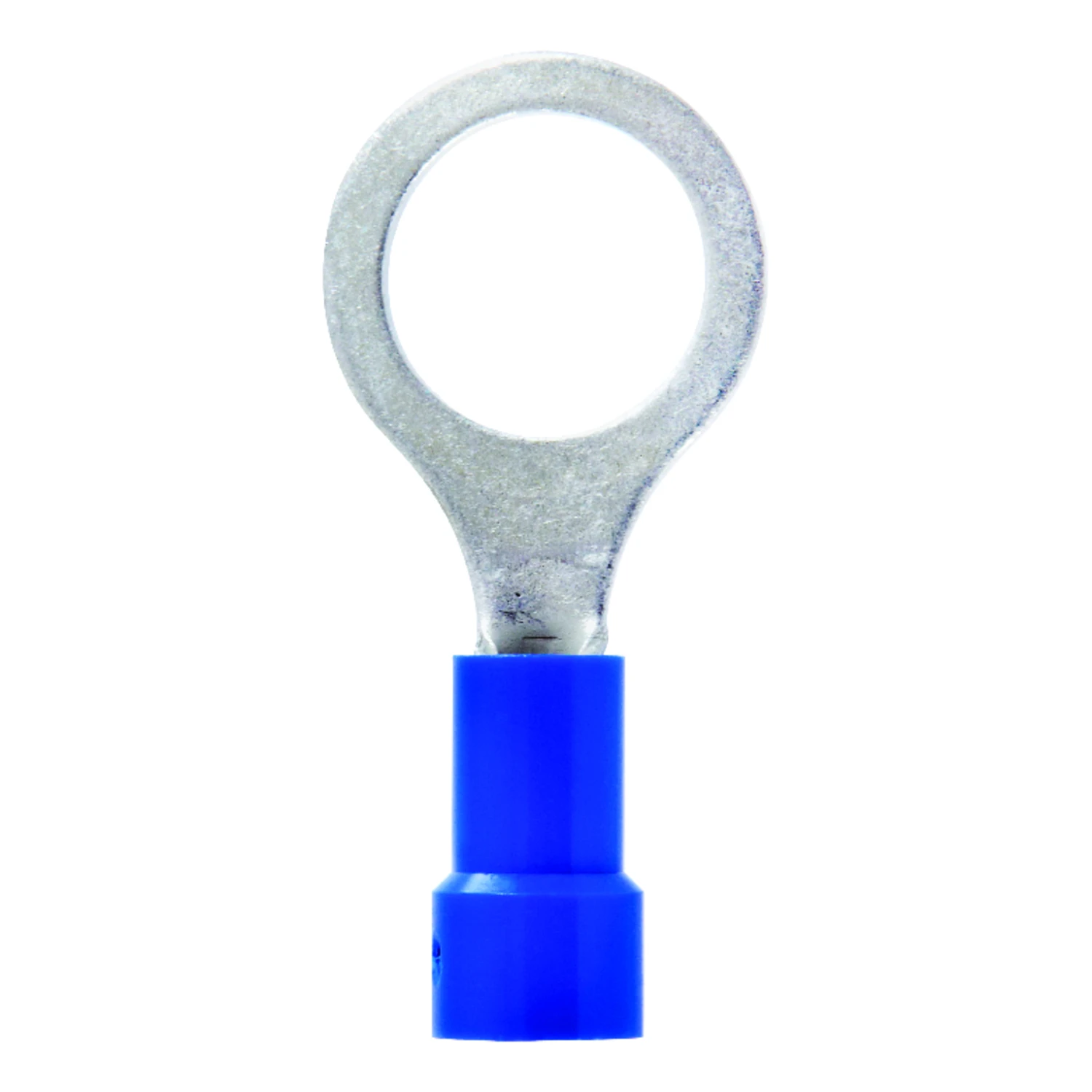 16-14 Ga. Insulated Wire Terminal Ring Blue 5 Pk, 3/8 In Stud Size