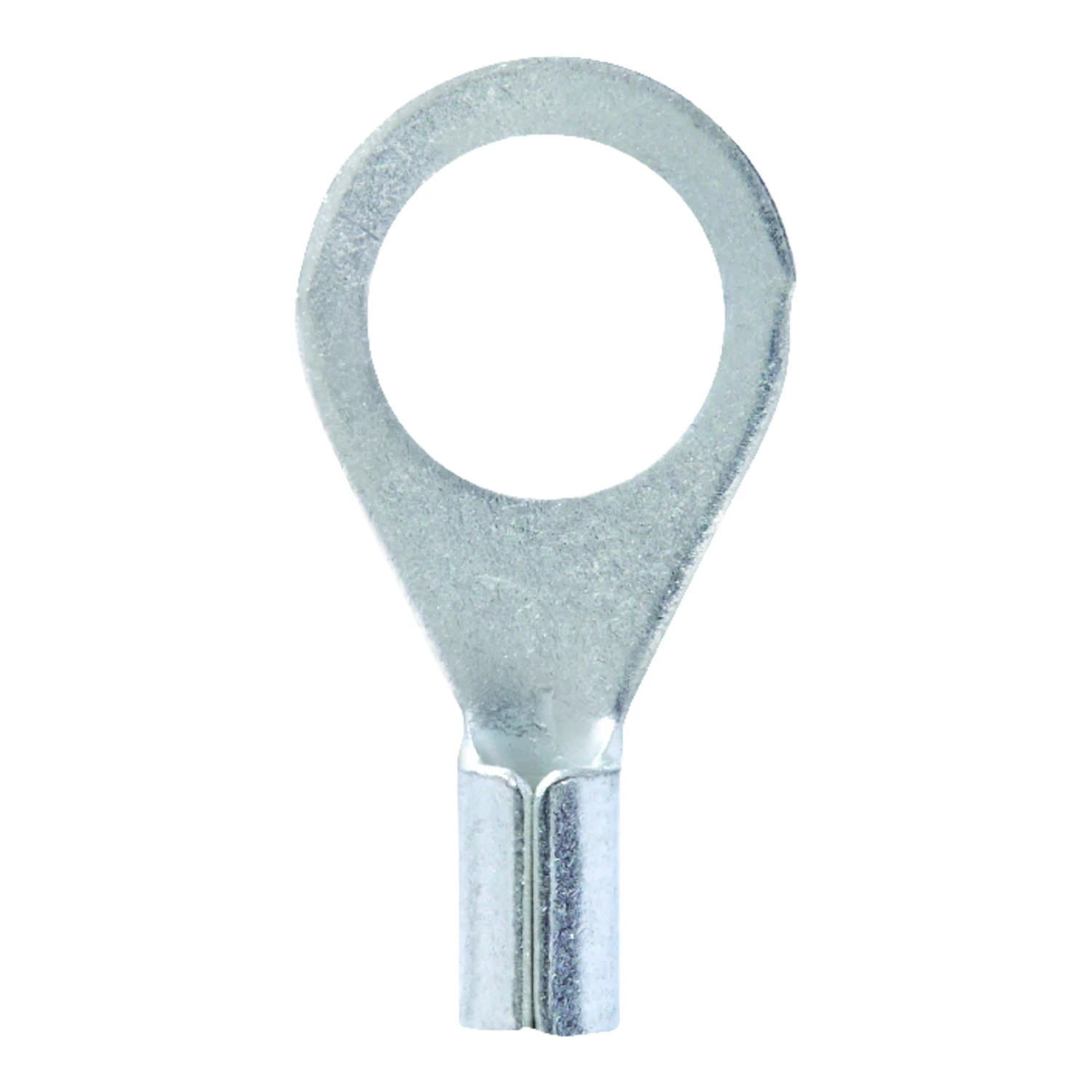16-14 Ga. Uninsulated Wire Terminal Ring Silver 5 Pk, 5/16 In Stud Size