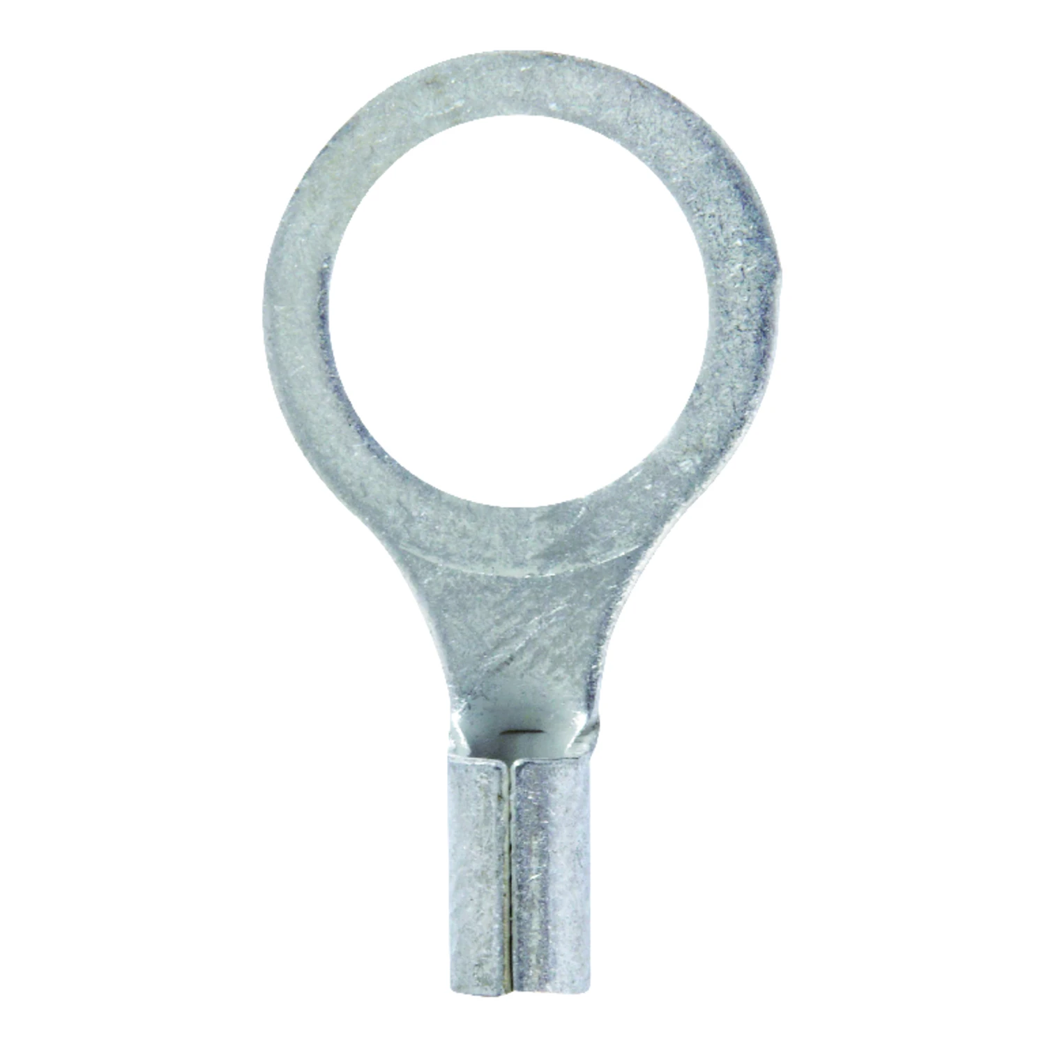 16-14 Ga. Uninsulated Wire Terminal Ring Silver 5 Pk, 3/8 In Stud Size
