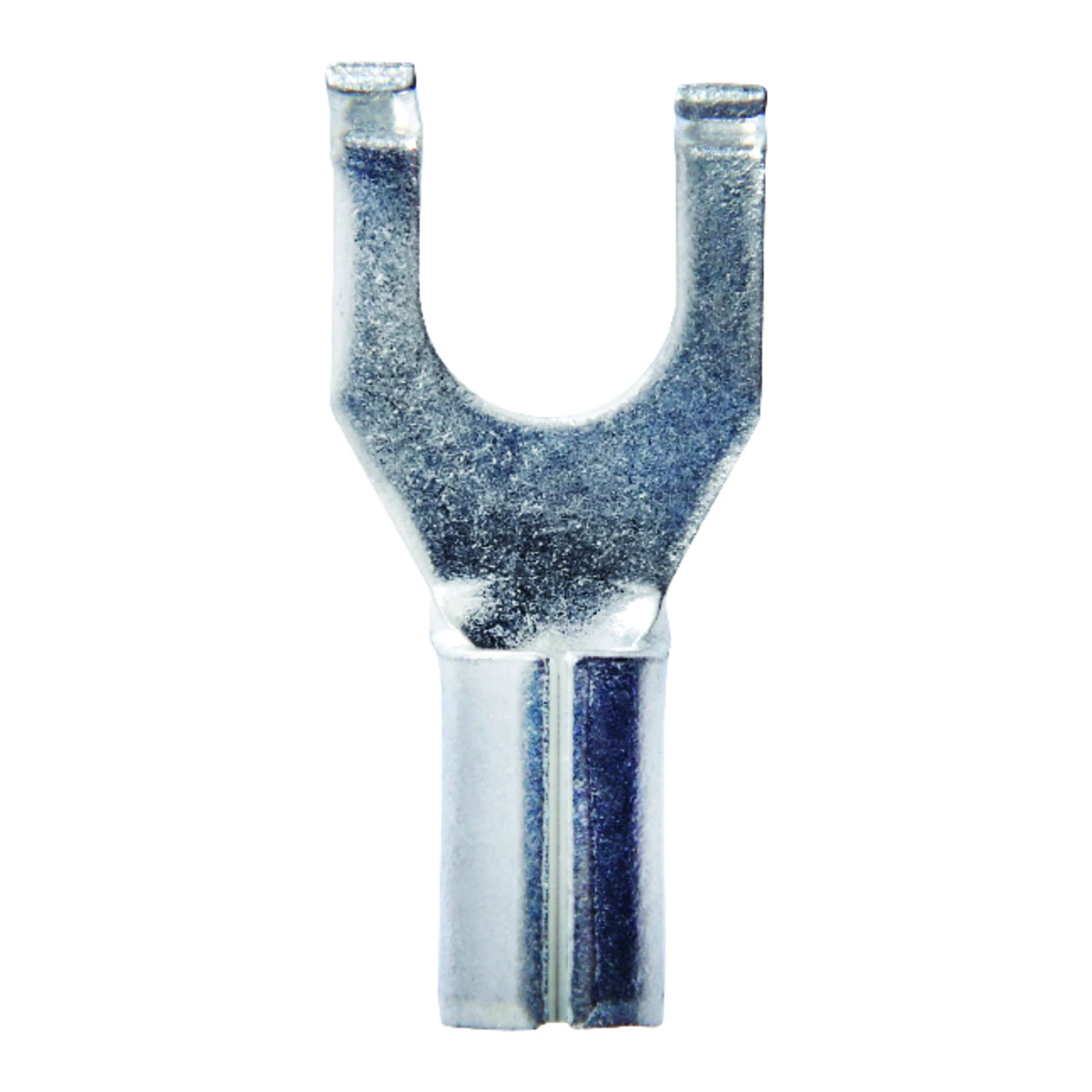 16-14 Ga. Uninsulated Flanged Wire Terminal Silver 5 Pk, #8 Stud, Model 60886