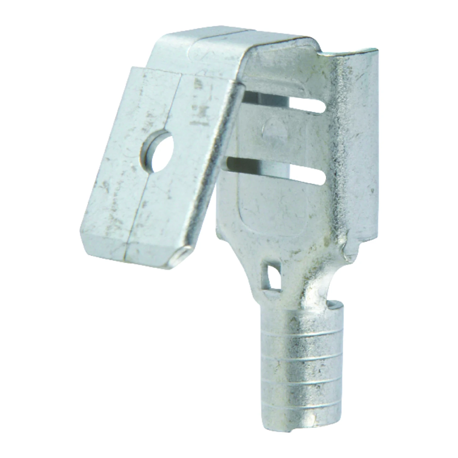 16-14 Ga. Uninsulated Wire Terminal Disconnect Silver 5 Pk, .250 In Tab Size